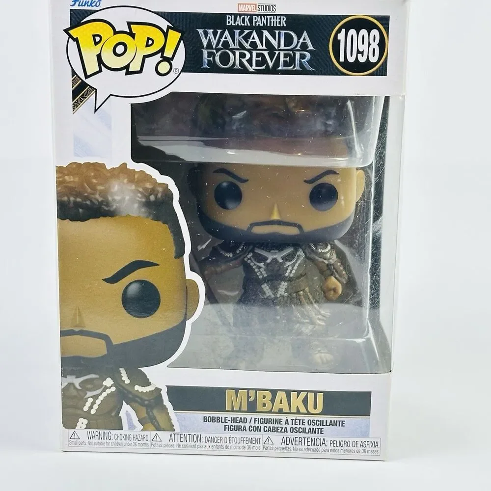 Funko Pop Lot of 4 Black Panther Wakanda Forever Queen Ramonda Nakia M’Baku NIB